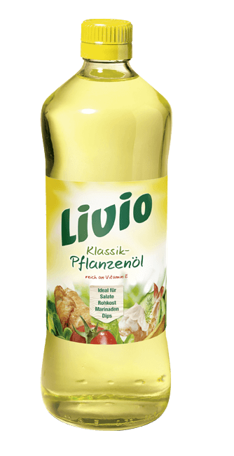 Livio Klassik Pflanzenöl Flasche